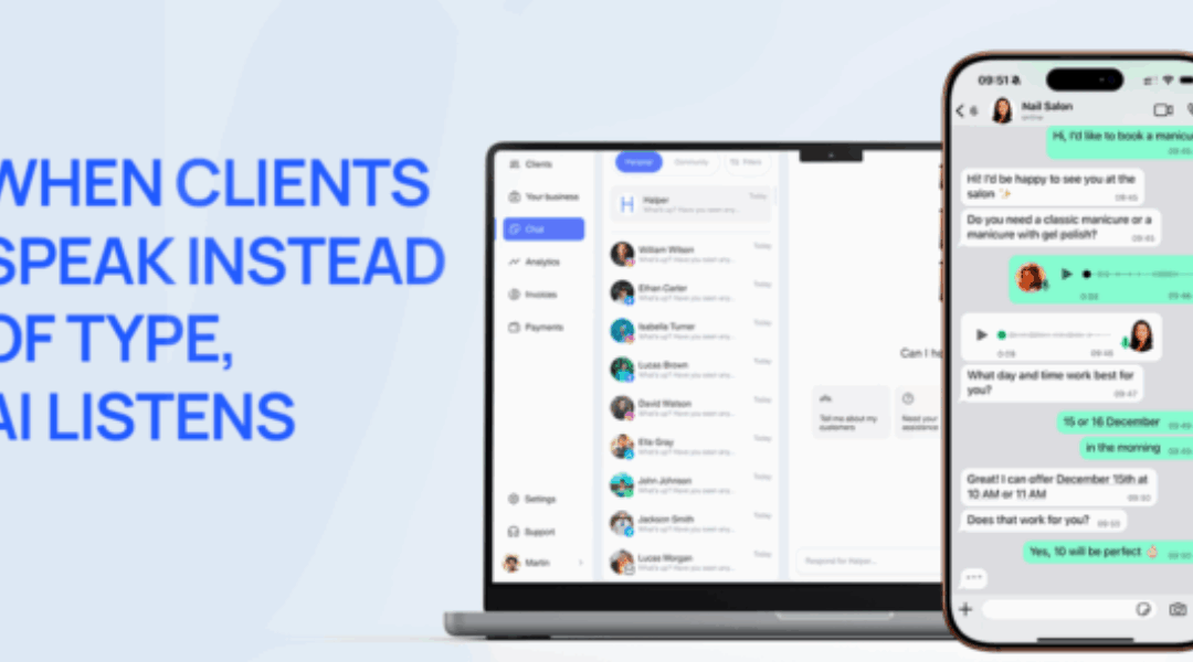 Halper Introduces AI Voice Message Automation for Service Businesses on Instagram and WhatsApp