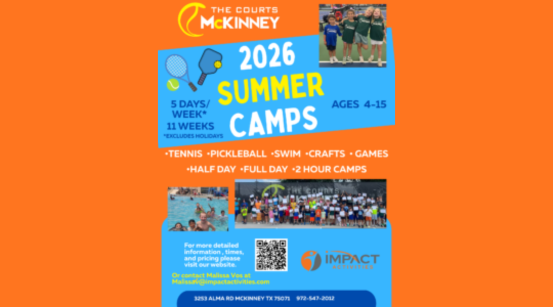 Summer Camps Tennis and Pickleball at The Courts of McKinney
