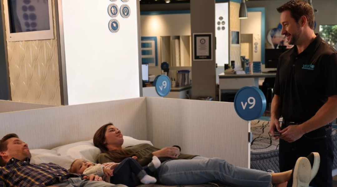Verlo Mattress Showroom Refresh and Clearance